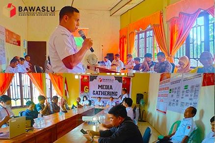 Media Gathering Oleh Bawaslu Kabupaten Gunung Mas