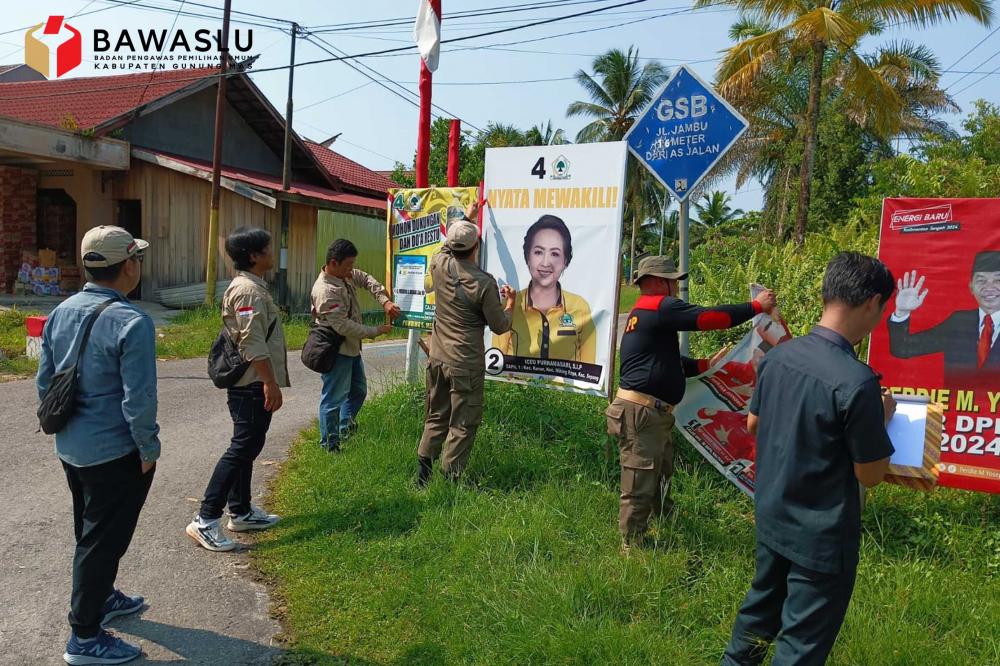 Bawaslu Kabupaten Gunung Mas Tertibkan Ratusan APS