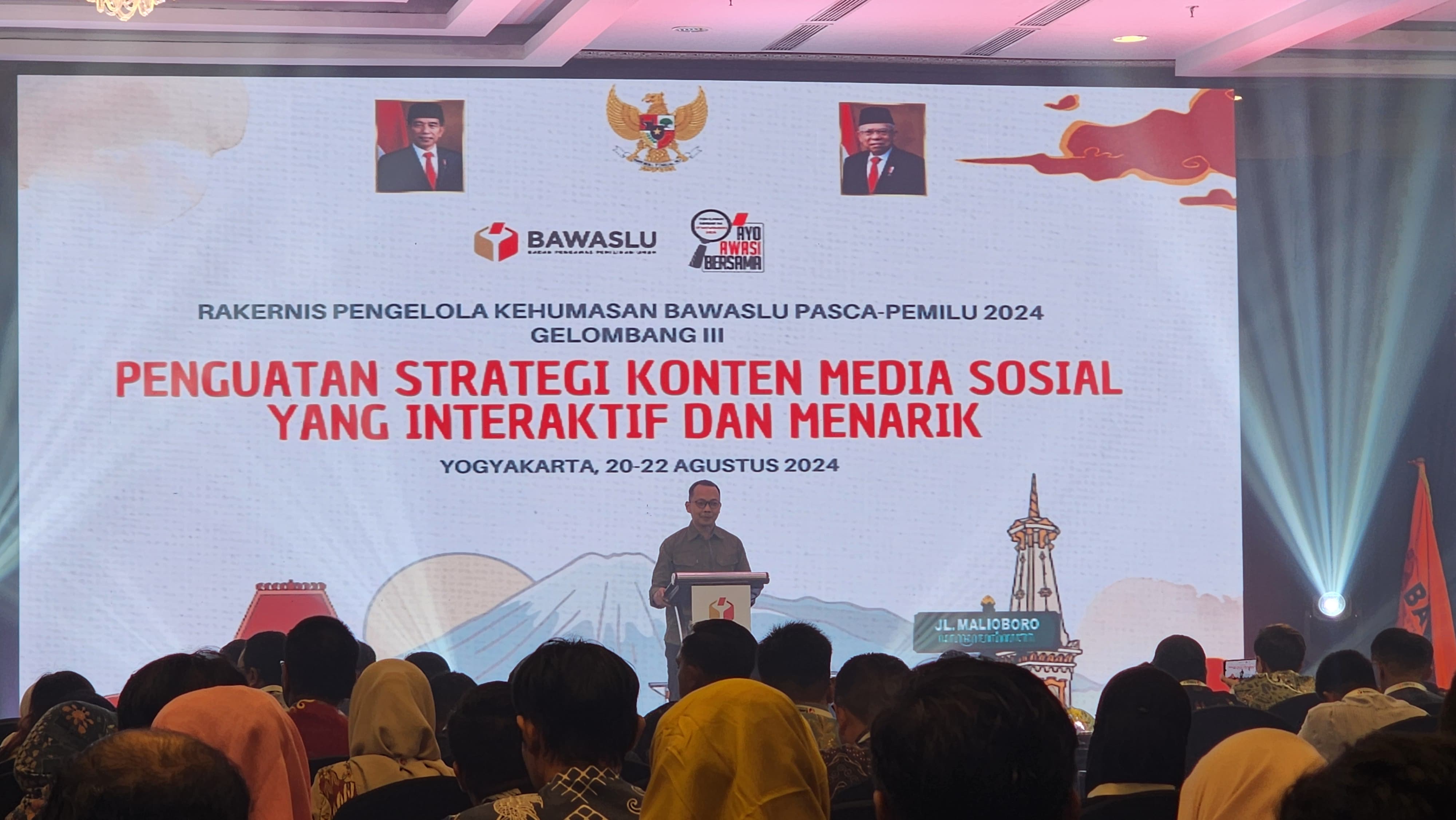 Penguatan Strategi Konten Media Sosial Yang Interaktif dan Menarik" yang dilaksanakan oleh Badan Pengawas Pemilihan Umum Republik Indonesia