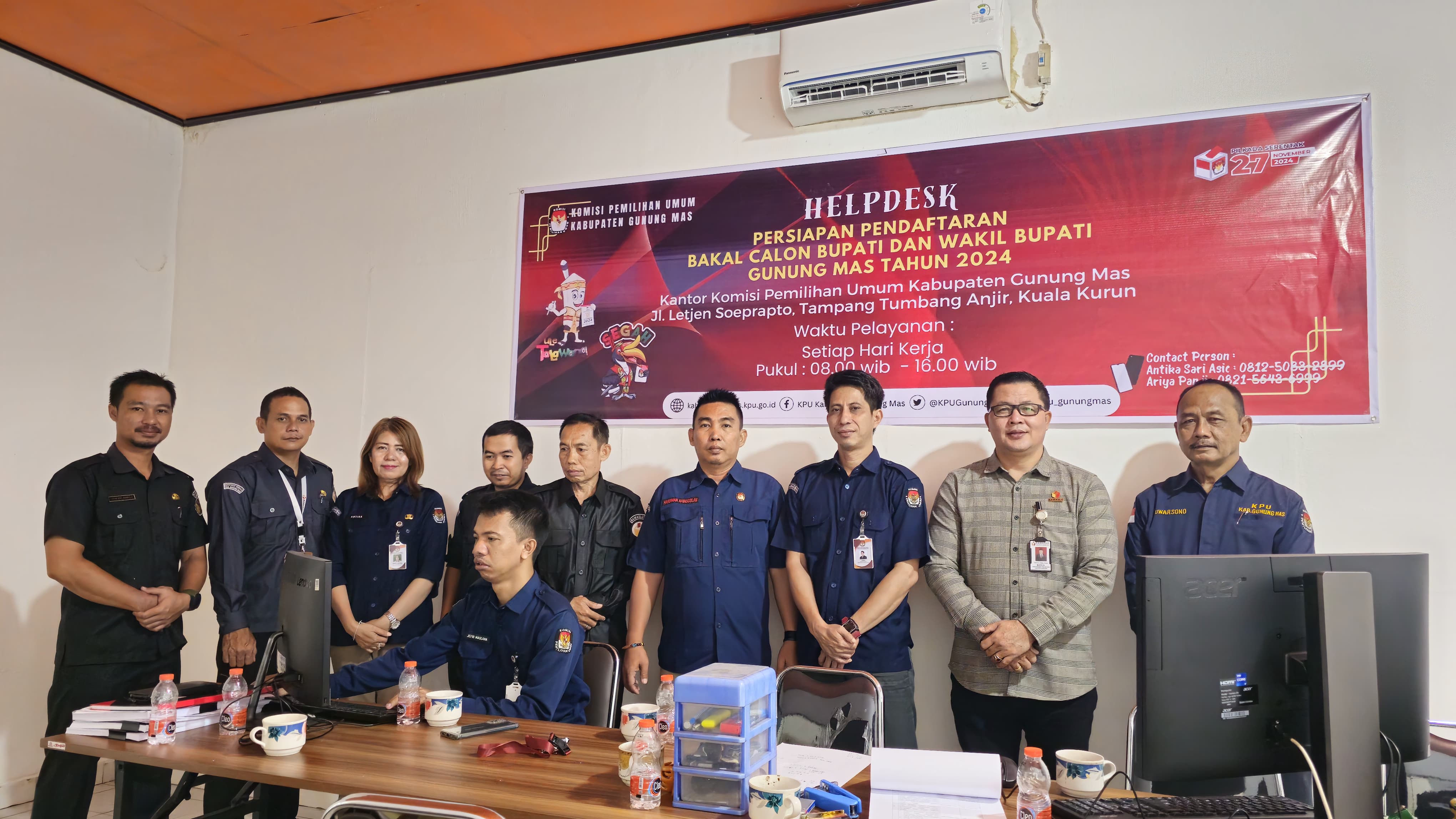 Pengawasan Pendaftaran Calon Bupati dan Wakil Bupati Kabupaten Gunung Mas Pada Pemilihan Serentak Tahun 2024