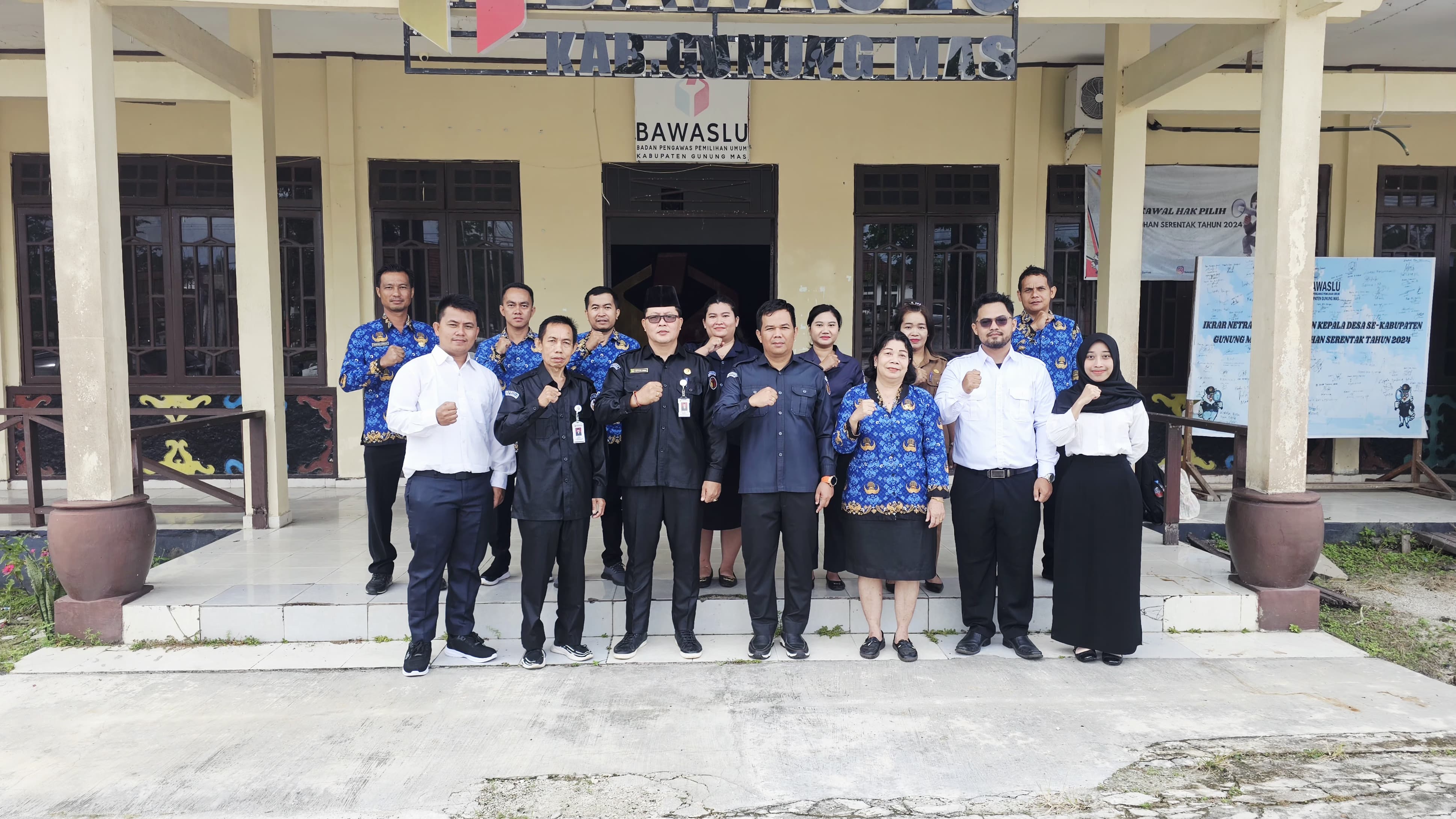 Tiga PNS Baru Bertugas di Bawaslu Kabupaten Gunung Mas