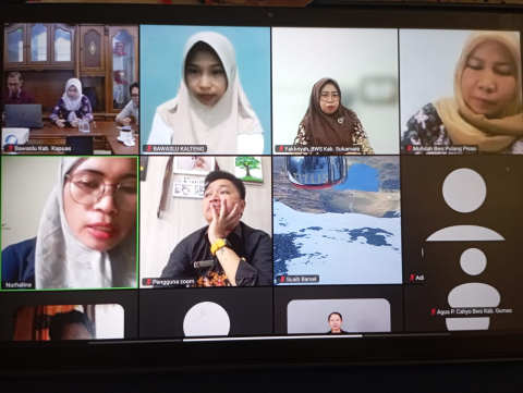 Bawaslu Gunung Mas Ikuti Kegiatan Rapat Konsolidasi Kajian Hukum dan Demokrasi