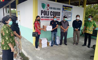 Memperingati HUT Bawaslu Seluruh Indonesia yang ke 3, Bawaslu Kabupaten Gunung Mas Salurkan Bantuan kepada Tenaga Kesehatan yang terpapar Covid-19