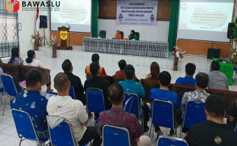 Bawaslu Kabupaten Gunung Mas gelar  RapatÂ Koordinasi Penyelesaian Sengketa Antar Peserta (PSAP) Pada Masa tahapan Kampanye Pemilu Tahun 2024