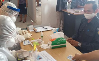 Bawaslu Gumas dan panwascam jalani Rapid Test COVID-19