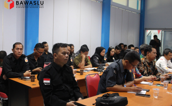 Bawaslu  Kalteng Gelar RDK Kehumasan untuk peningkatan Kehumasan Bawaslu Kabupaten/Kota se-Kalimantan Tengah