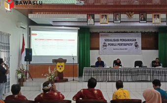 Bawaslu Kabupaten Gunung Mas gelar Sosialisasi Pengawasan Pemilu Partisipatif tahun 2024