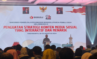 Penguatan Strategi Konten Media Sosial Yang Interaktif dan Menarik" yang dilaksanakan oleh Badan Pengawas Pemilihan Umum Republik Indonesia