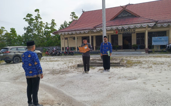 Upacara untuk memperingati Hari Ulang Tahun (HUT) Korps Pegawai Negeri (KORPRI) ke-54 Tahun 2025