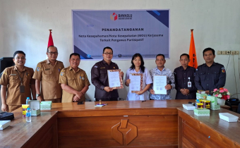 Bawaslu Gunung Mas Lakukan Penandatanganan Mou Dengan SMAN 1, Sekolah Khusus dan Perkumpulan Pemuda Dayak